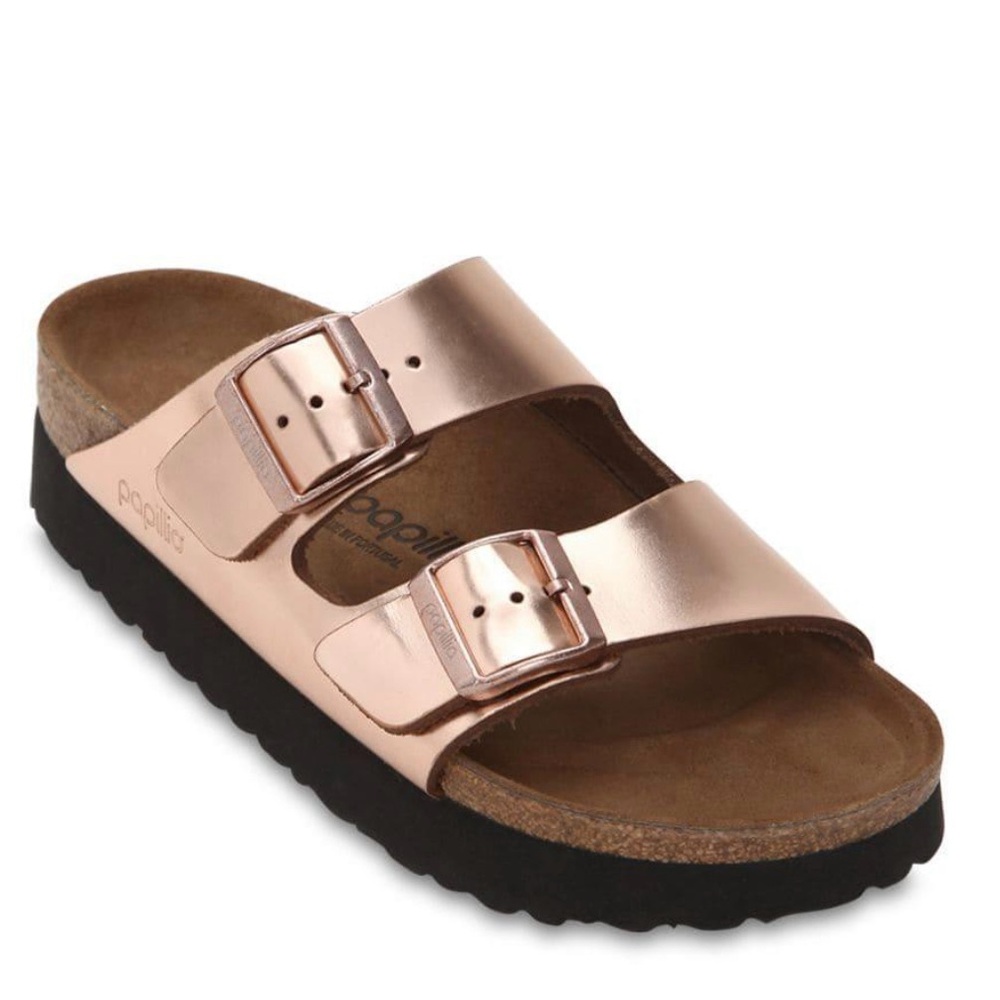 Birkenstock Women’s Arizona Pap Metallic Copper 38/7